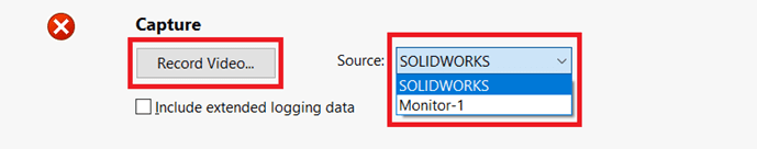 solidworks rx capture section
